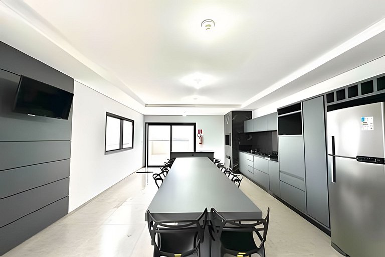 Studio moderno com ar-condicionado no Centro!