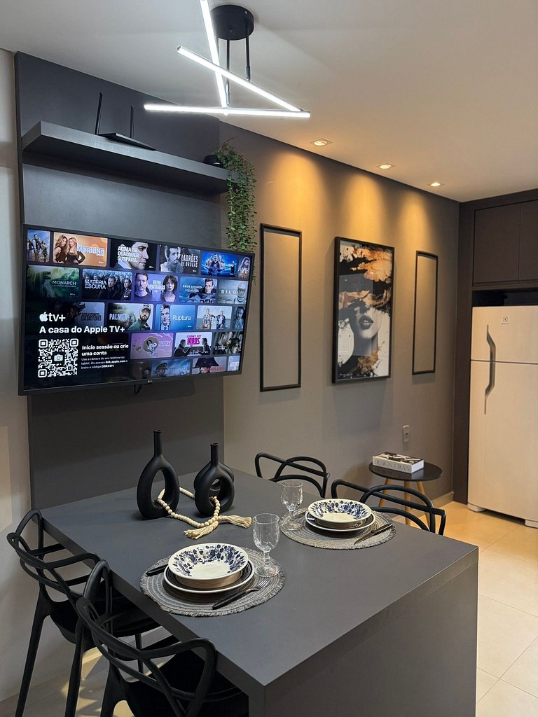 Loft com Ar-Condicionado no Centro de Guarapuava