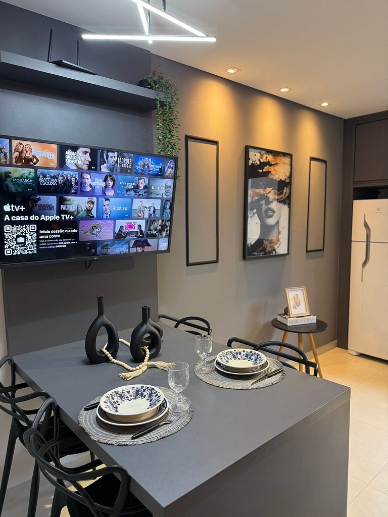 Loft com Ar-Condicionado no Centro de Guarapuava