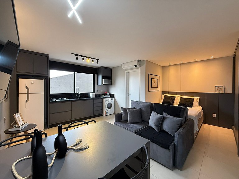 Loft com Ar-Condicionado no Centro de Guarapuava