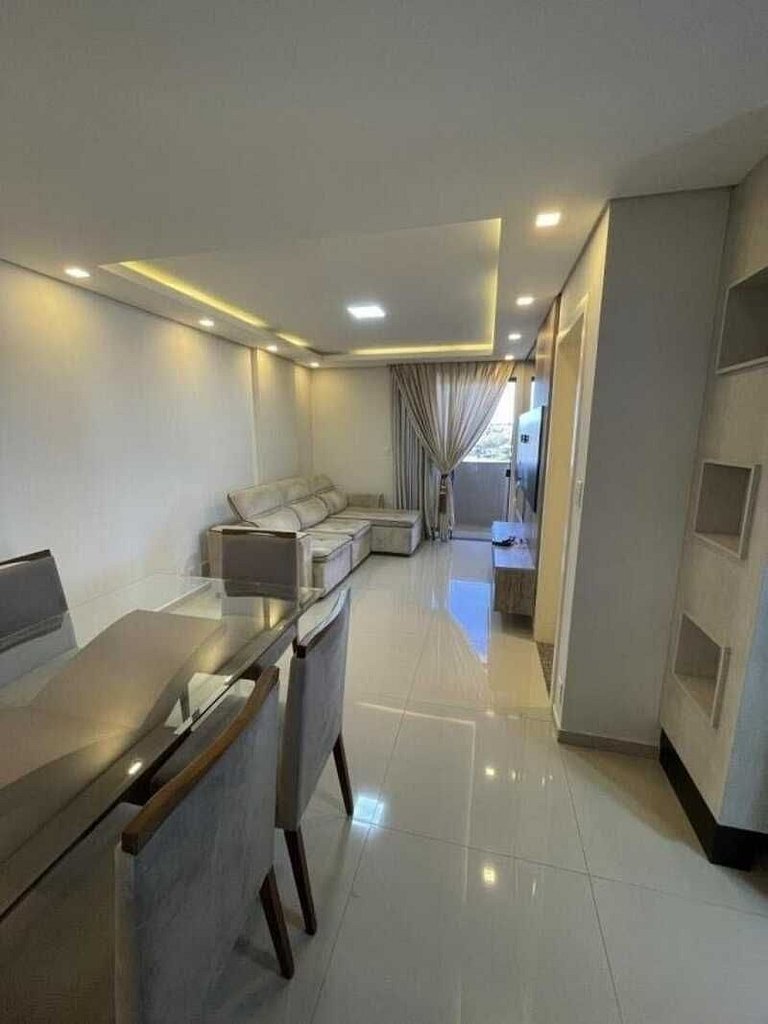 Apartamento todo mobiliado para locação no centro!