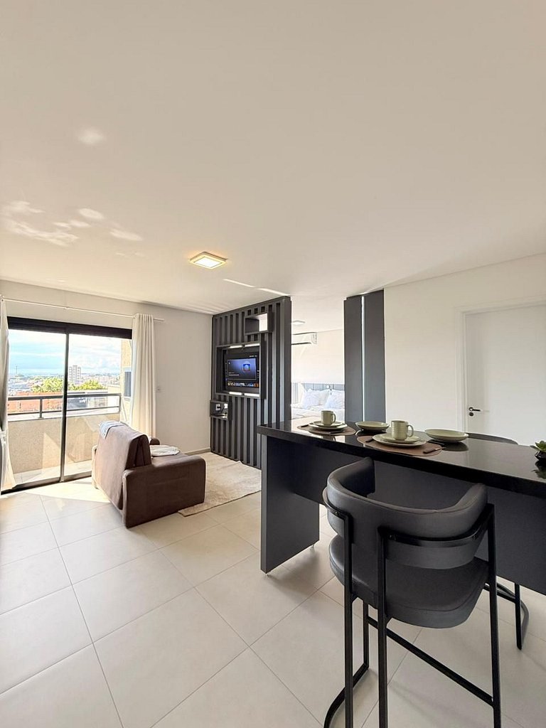 Loft Park- com ar-condicionado e churrasqueira