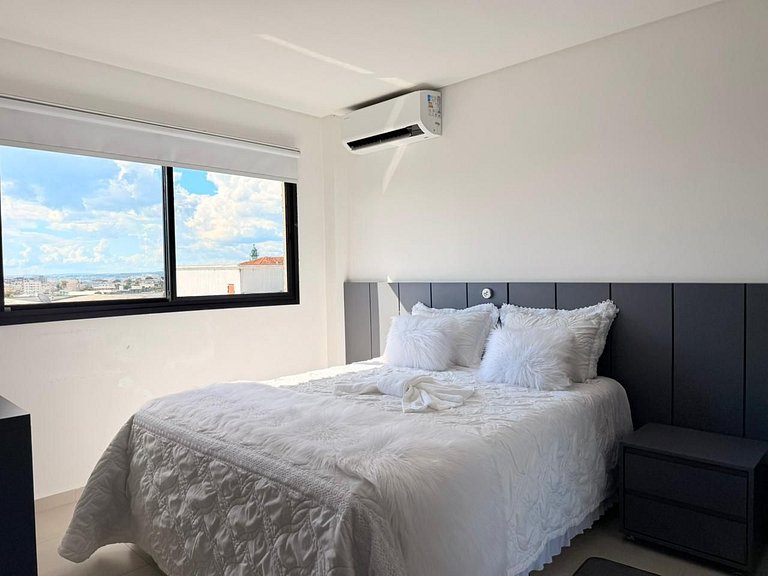 Loft Park- com ar-condicionado e churrasqueira