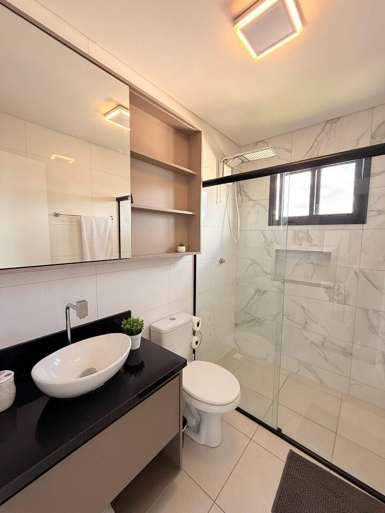 Loft Park- com ar-condicionado e churrasqueira