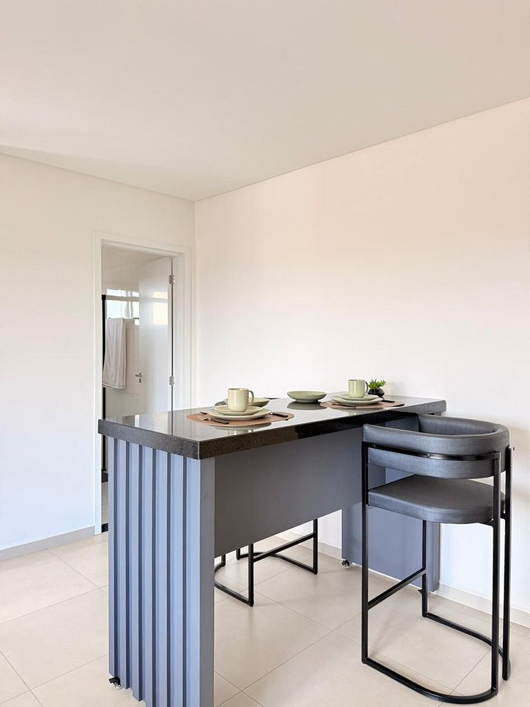 Loft Park- com ar-condicionado e churrasqueira