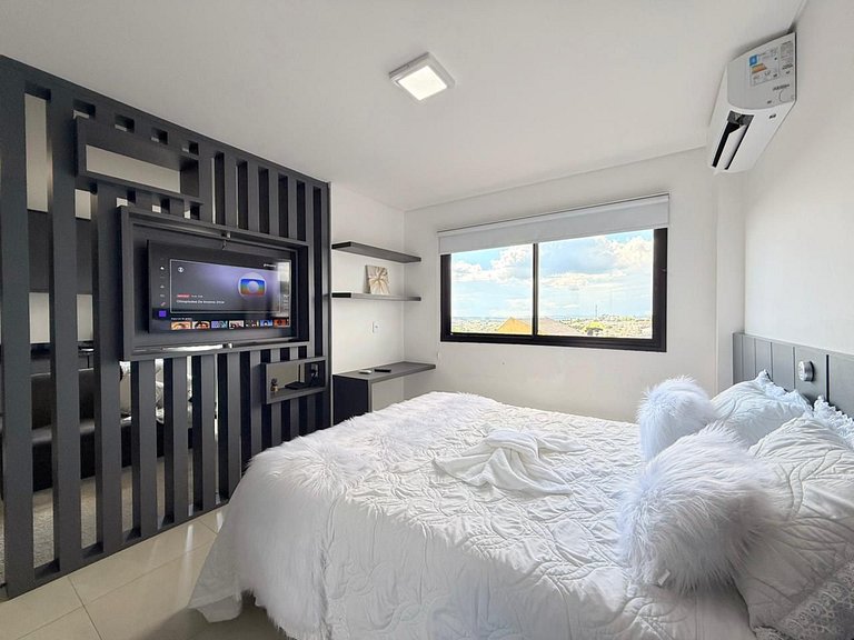 Loft Park- com ar-condicionado e churrasqueira