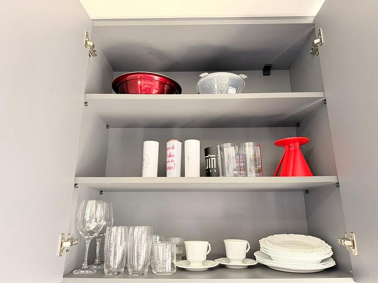 Loft Park- com ar-condicionado e churrasqueira