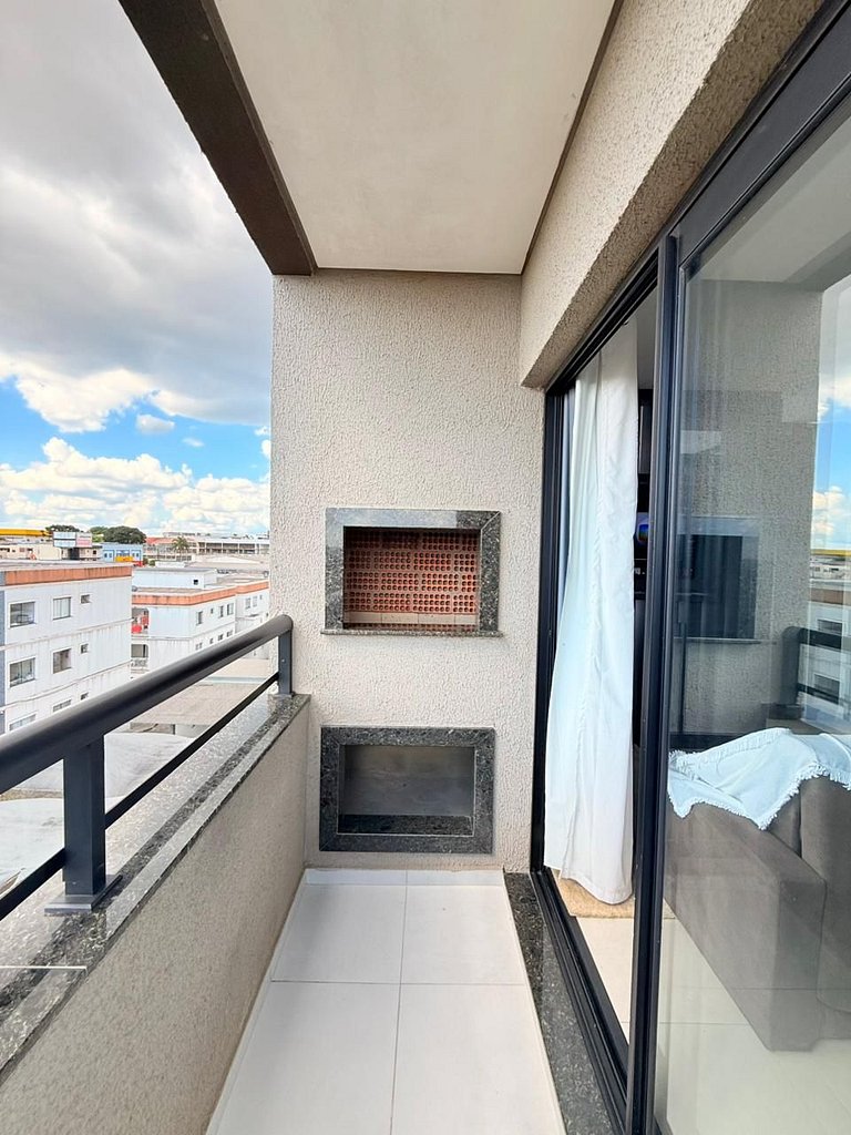 Loft Park- com ar-condicionado e churrasqueira