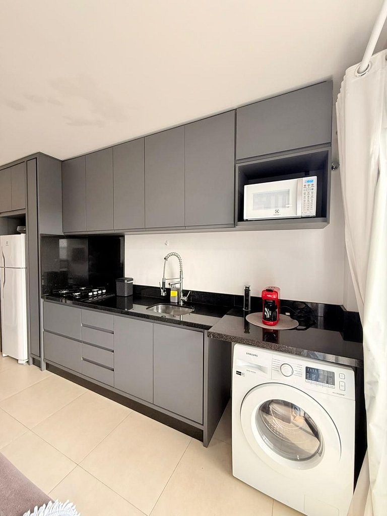 Loft Park- com ar-condicionado e churrasqueira