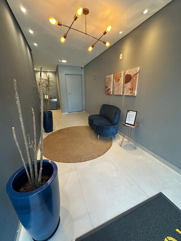 Apartamento studio semi mobiliado para locação, Edifício Yel