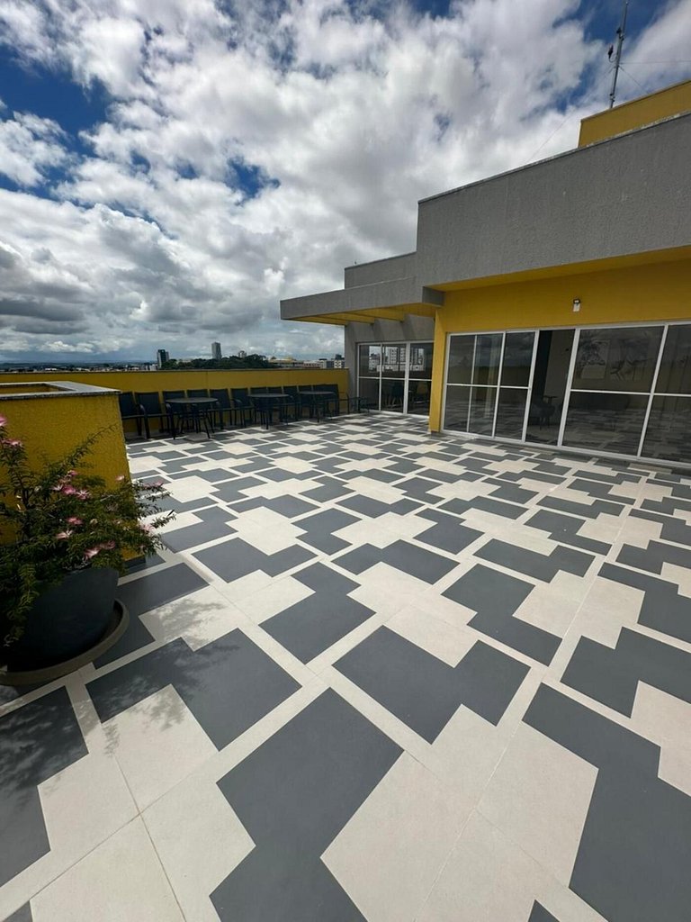 Apartamento studio semi mobiliado para locação, Edifício Yel